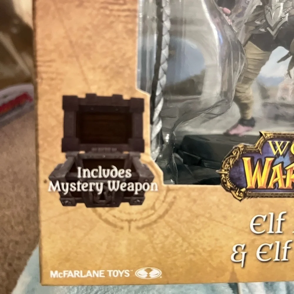 McFarlane Toys World of‎ Warcraft Night Elf:Druid Rogue Action Figure Rare Games
